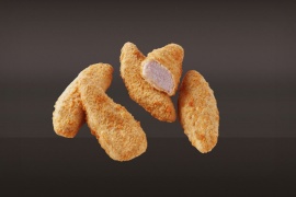 Spicy turkey breast strips